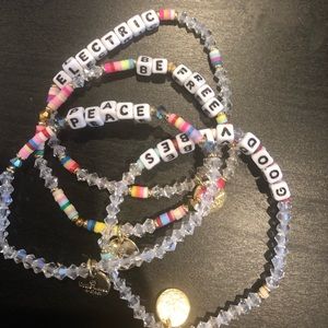Little words project set of 4 bracelets